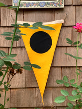 Load image into Gallery viewer, Pennant - Beach Flag - Blackball Surf Flag - Waxed Surf Flags