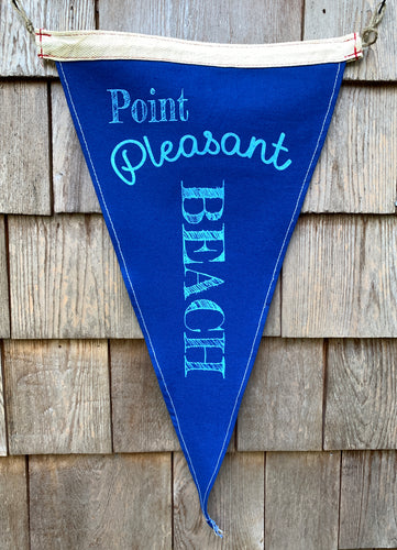 Pennant - Beach Flag - Point Pleasant Beach NJ - Waxed Surf Flags