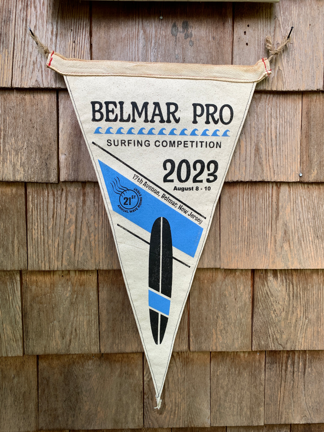 Belmar Pro 2023 Contest Flag - Surf Flag / pennant