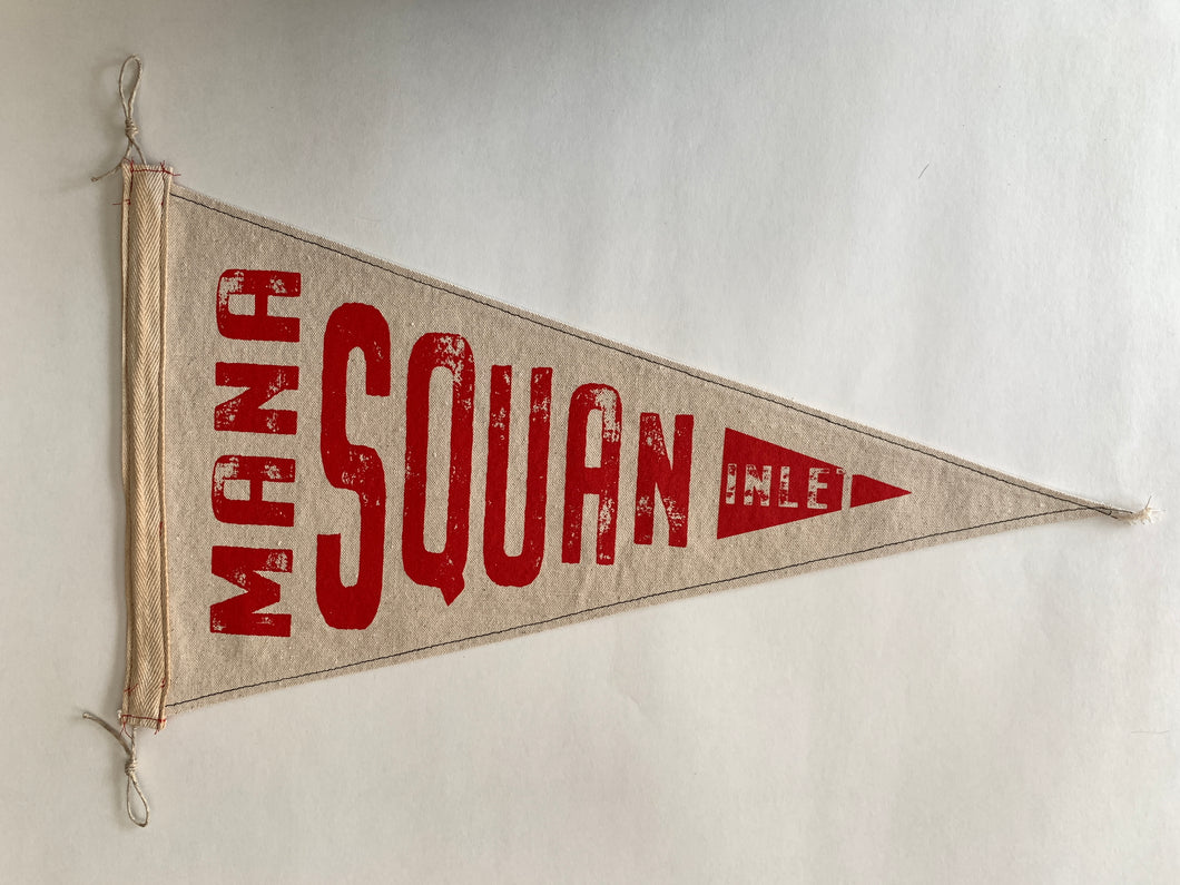 Manasquan Inlet -  Surf Flag - Waxed Surf Flags