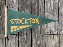 Load image into Gallery viewer, Stockton Ave -  Surf Flag - Waxed Surf Flags
