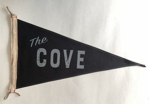 The Cove -  Surf Flag - Waxed Surf Flags