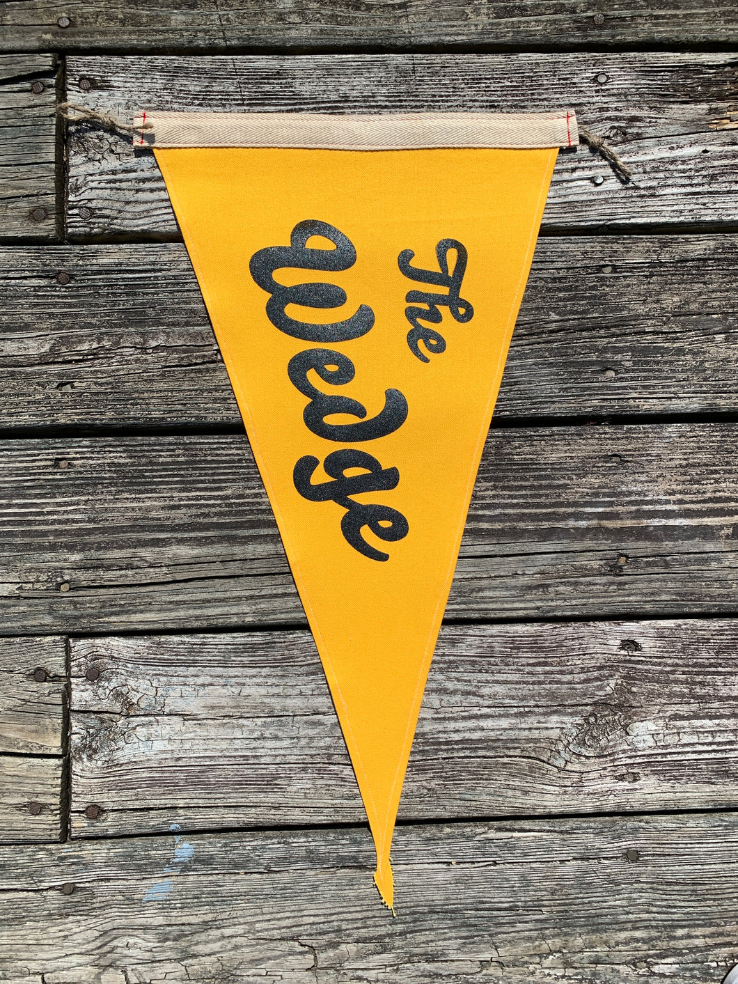 The Wedge Surf Flag - Waxed Surf Flags