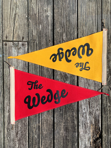 The Wedge Surf Flag - Waxed Surf Flags