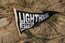 Load image into Gallery viewer, Pennant - Beach Flag - Old Lighthouse Jetty OBX
