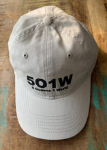 Load image into Gallery viewer, 5o1W - 5 Oceans 1 World b-ball hat - Waxed Surf Flags
