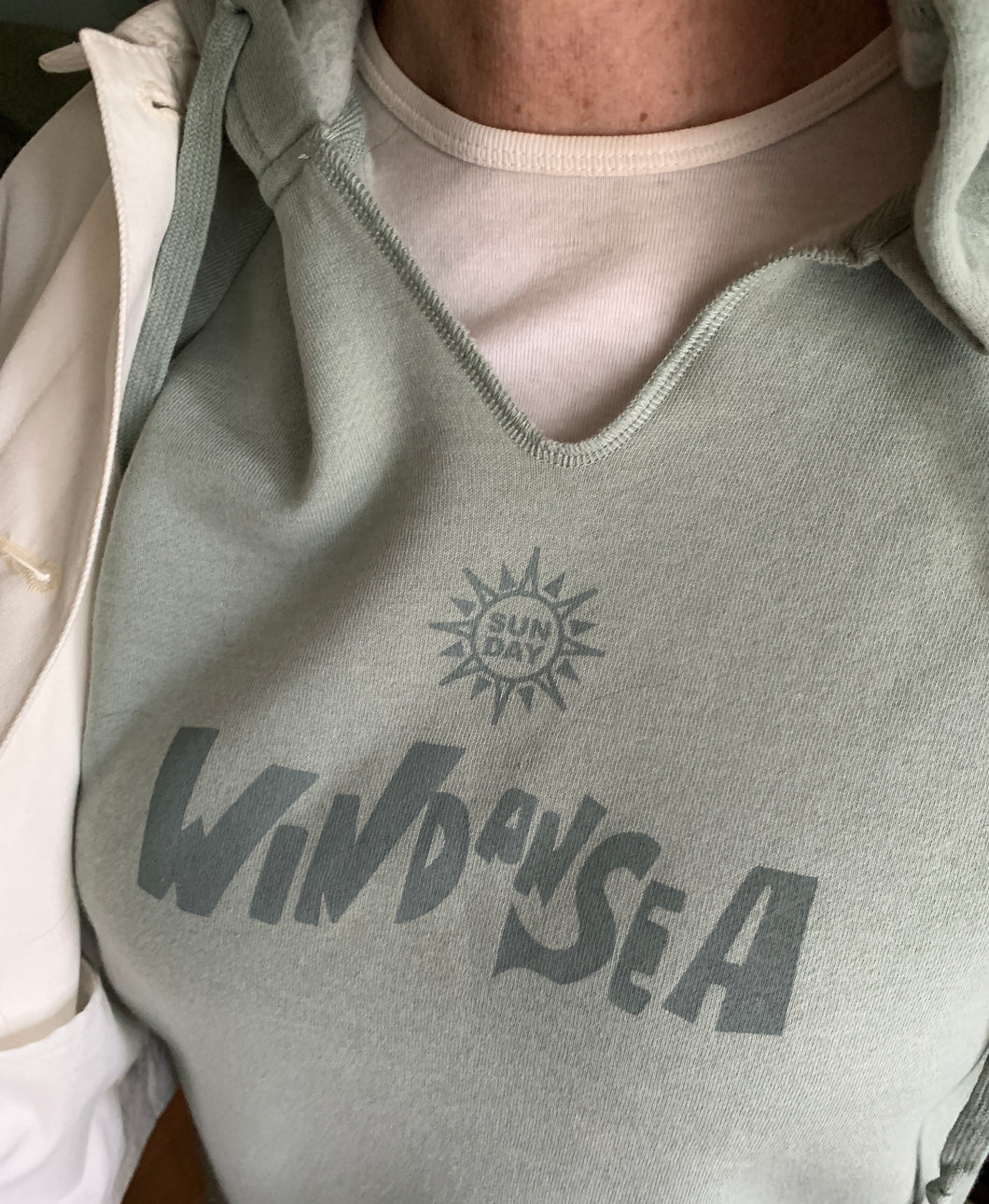 Ladies Hooded - Sweatshirt Wind an Sea