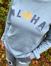 Load image into Gallery viewer, Ladies ALOHA - Crew neck sweatshirt
