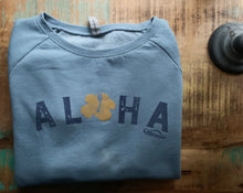 Load image into Gallery viewer, Ladies ALOHA - Crew neck sweatshirt
