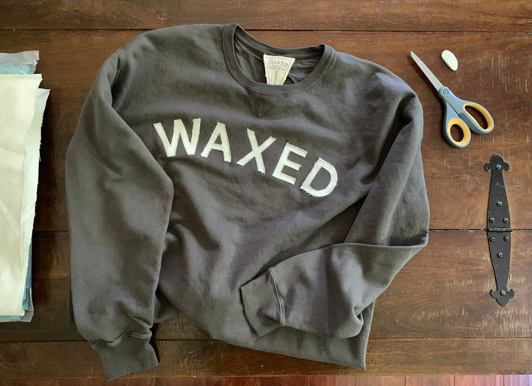 Waxed Signature Sweatshirt - Waxed Surf Flags