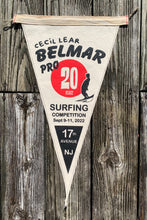 Load image into Gallery viewer, Belmar Pro 2022 surf pennant flag - Remembering Cecil Lear
