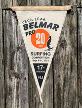 Load image into Gallery viewer, Belmar Pro 2022 surf pennant flag - Remembering Cecil Lear
