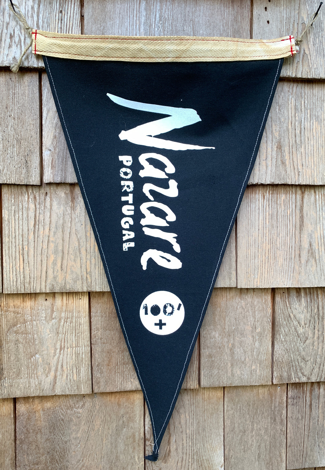 Nazare - Pennant / surf flag - Waxed Surf Flags